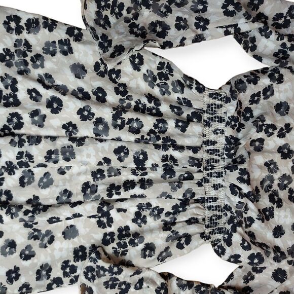 Ted Baker White Black Felici Dress Size 4 - Picture 15 of 16